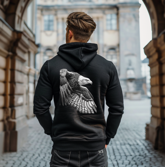 Nachhaltiger Eagle Hoodie - Hartlas