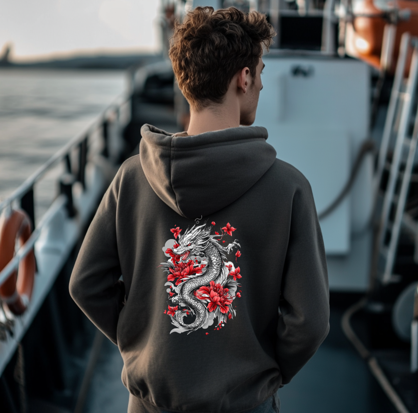 Nachhaltiger Hoodie - Dragon