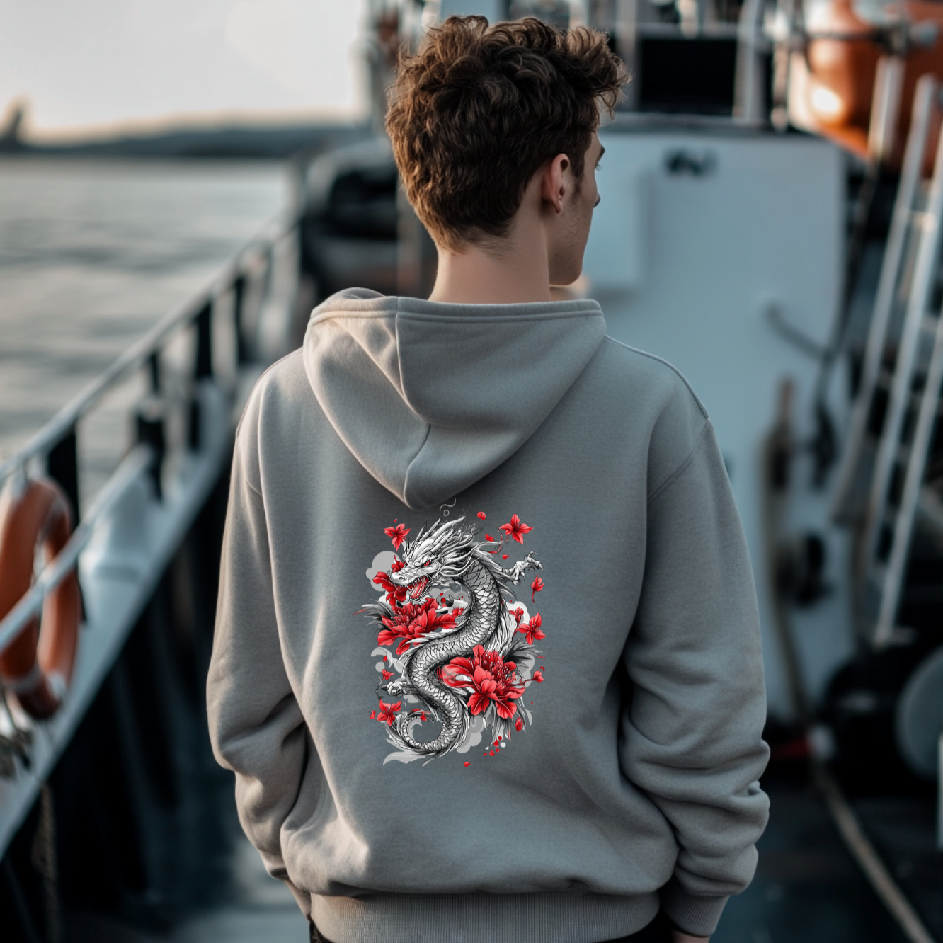 Nachhaltiger Hoodie - Dragon