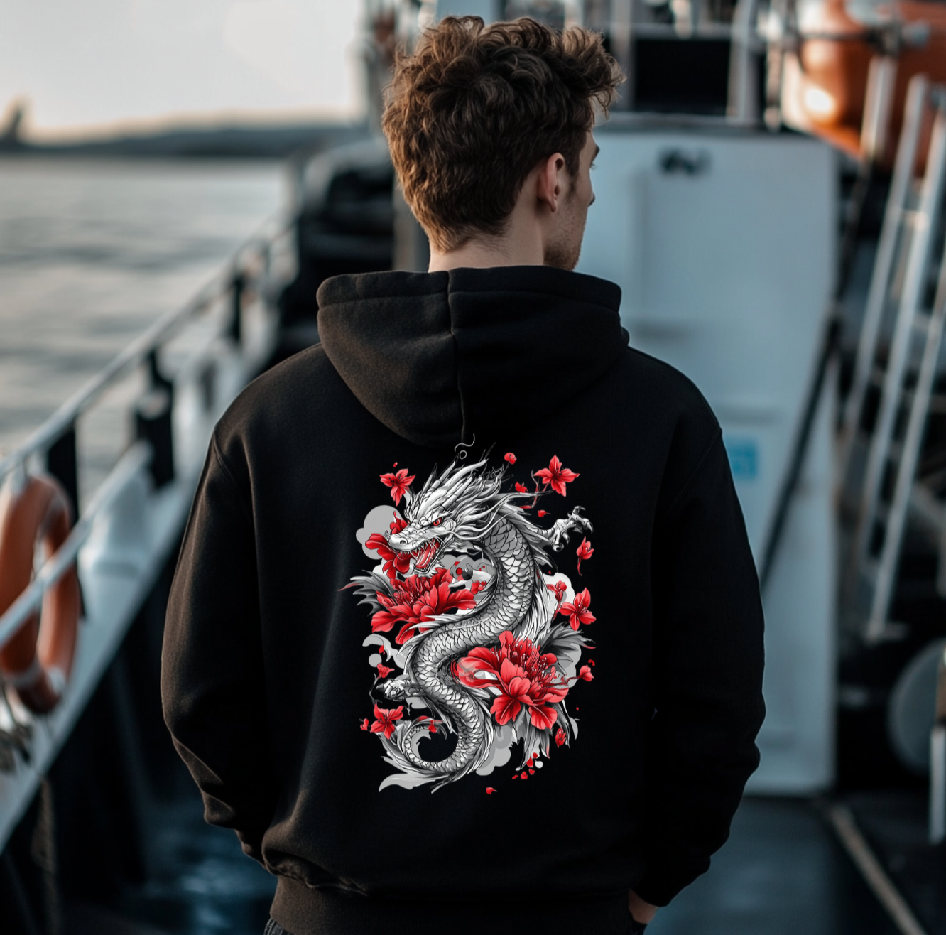 Nachhaltiger Hoodie - Dragon