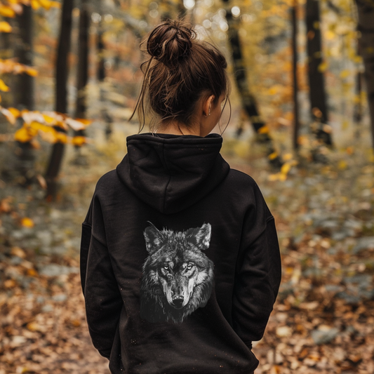 Nachhaltiger Hoodie - Wolf