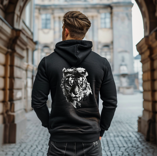 nachhaltiger Tiger Hoodie - Hartlas